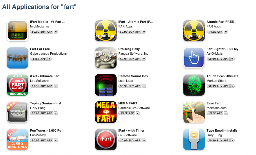 fart apps